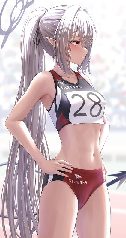 Hella Hot Sports Babe in Skimpy Workout Gear Goes Hentai XXX!