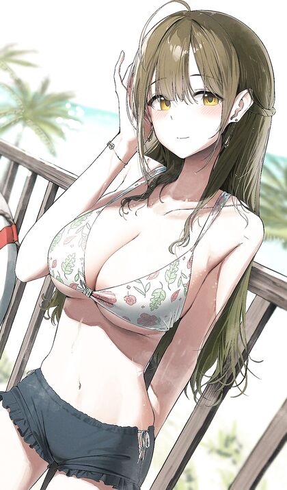 Chiyu-chan gets wet n wild in this hott HENTAI summer XXX PIC!