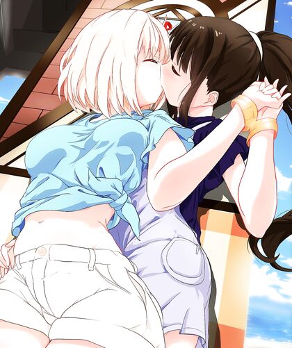 Hentaified Futa Kissing Action - ChisaTakin XXX Pics