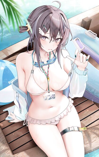 Holy Shit! Check Out This Hentaified SwiMsuIt Bae in la plUma - XXX Pics Galore!