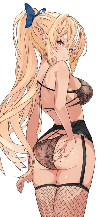 Holy shitlers! Flared-out hotties in XXX HENTAI LINGERIE PICS