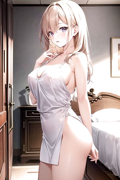 Naked Thighs and Busty Shots in Seductive Hentai Picture