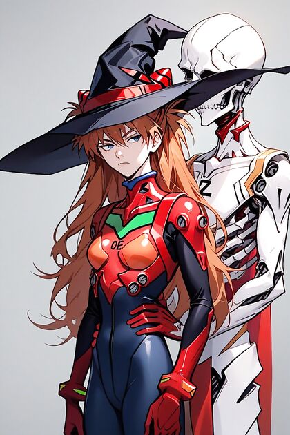 Asuka Langley Soryu from Evangelion in Ultra-Detailed Anime Erotic Images