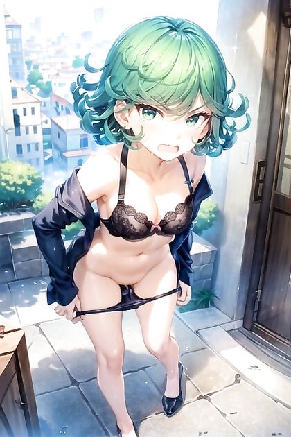 Wet Clothes Smack Ai Hentai Image on the Rooftop in Steamy Hentai Picture