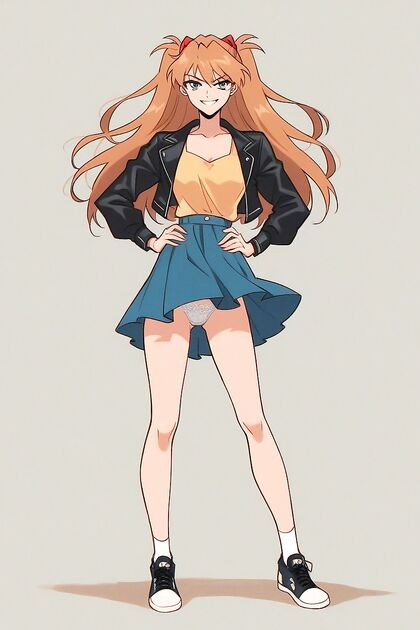 Full Body hentai Standing Pose with Hands on Hips AIPorn