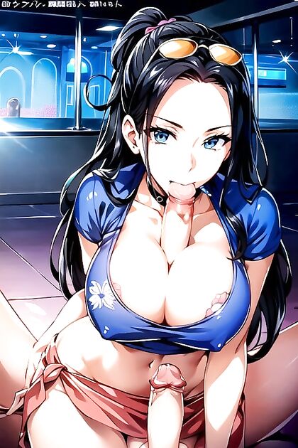 Nico Robin from One Piece Strips Down for Explosive Blowjob Picture in HentaiClub
