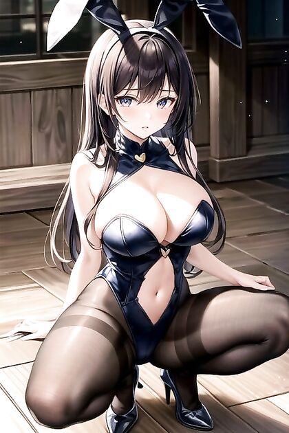 Bare-Waisted Squatting Reversal in Steamy Hentai Picture