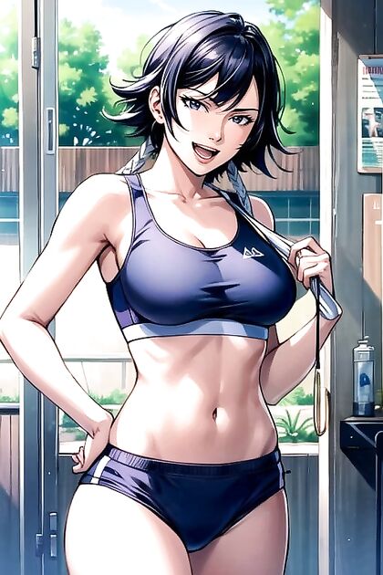 Cute Sport Bra Picture in HilariousComic Style Hentai Adventures