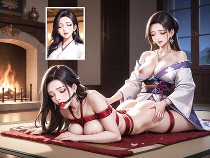Futa Gets Wildly Fucked by Fireplace Heat in Steamy Hentai Picture