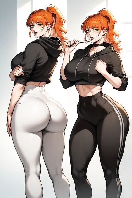 Freckled Woman Gets Wild in Hentai Bangs Ai Hentai Image