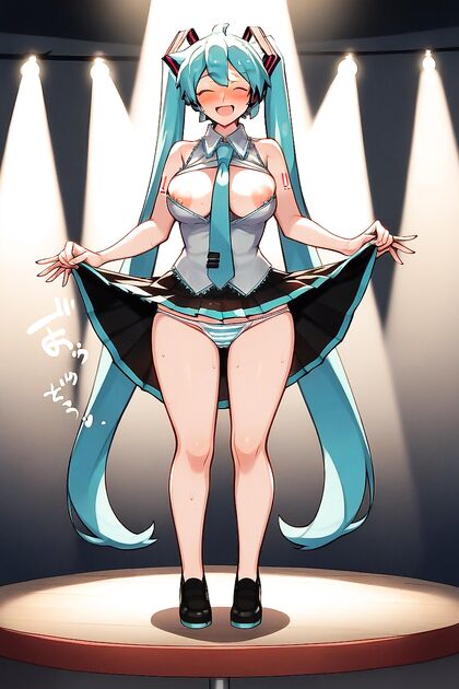 Blushing With a Smile – Arm-Covering Picture in Seductive Hentai Images