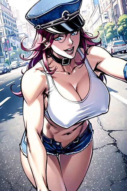 Mature Cutie in Sports Bra Enjoys Steamy Hentai Picture
