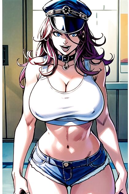 Mature Comic Character Wears Sport Bra for  Hentai Picture