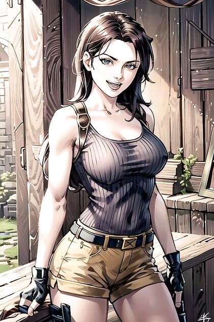 Cute Lara Croft from Tomb Raider Stars in Steamy Comic Hentai Images