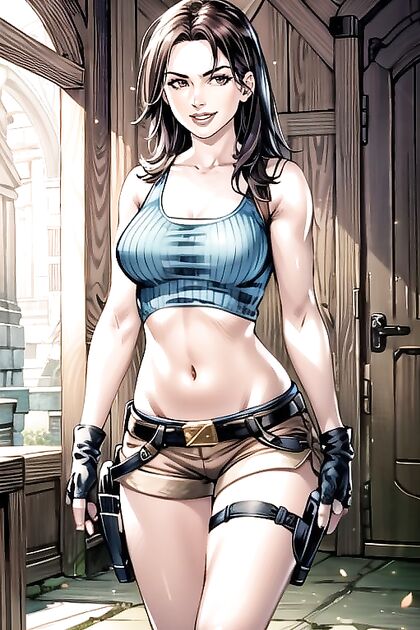 Lara Croft from Tomb Raider Seduces in Cute 30+ hentai Picture