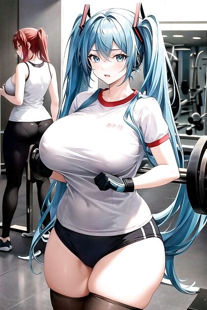 Hatsune Miku's Massive Ass Takes Center Stage in Steamy 30+ Hentai Picture