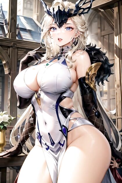 Lady from Genshin Impact Pleasures Herself in steamy Hentai AI Fantasy