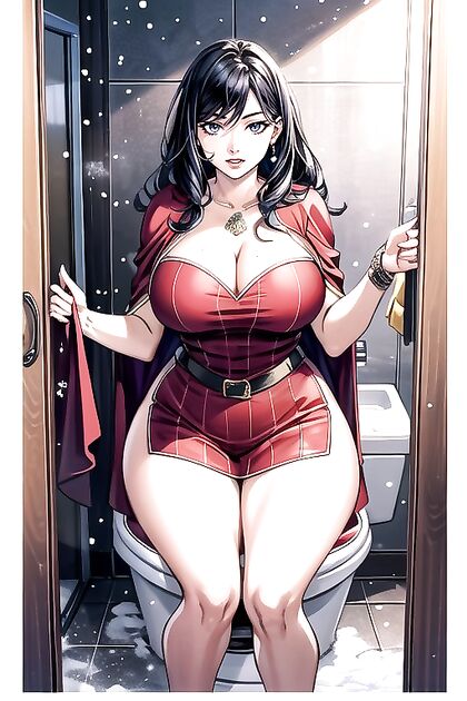 Snowy Night Bathroom Encounters – Erotic Hentai Adventures