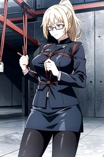 Shibari Bound Creampie Picture in hentai AI Porn