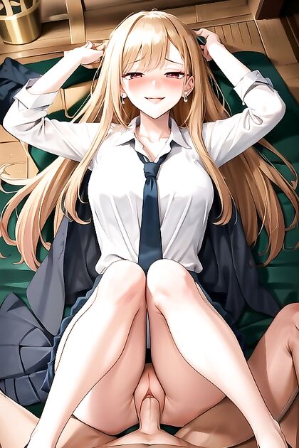 Kitagawa Marin from Sono Bisuke Doulu Spreads Wide in Missionary for  Hentai Pleasure