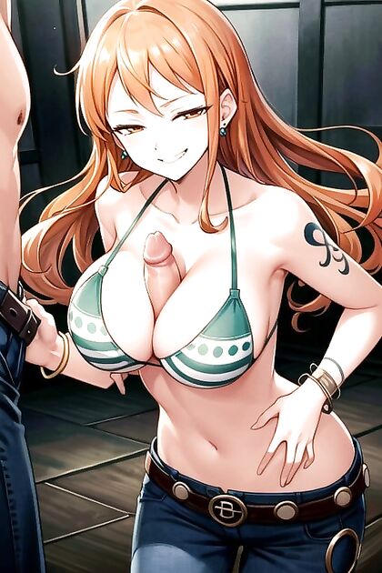Horny Nami from One Piece Gives an  POV TitFuck in Hentai AIPorn