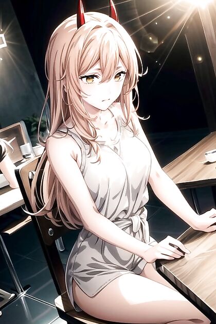 Power from Chainsaw Man Fully Nude in  Full Body Hentai Picture