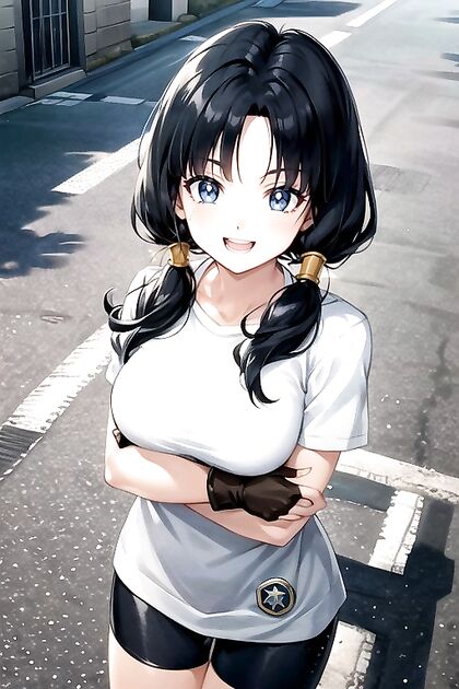 Videl from Dragon Ball Z Gets Tümbled Top-Down in Small-Ass Hentai Picture