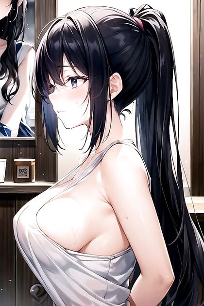 Blushing Heroine Drips Sweat in Ecstatic Hentai Images