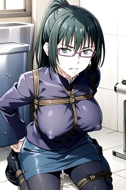 Office Worker to Drink Pee in Humiliating Toilet Image Hentai
