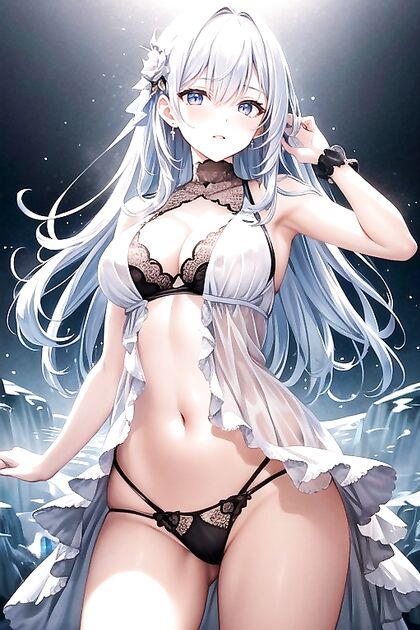 Close-Up Views of a Single Girl 18+ in Seductive Hentai Picture