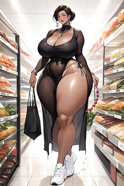 S Shows Off Her Love Heart panties in Steamy Hentai Images