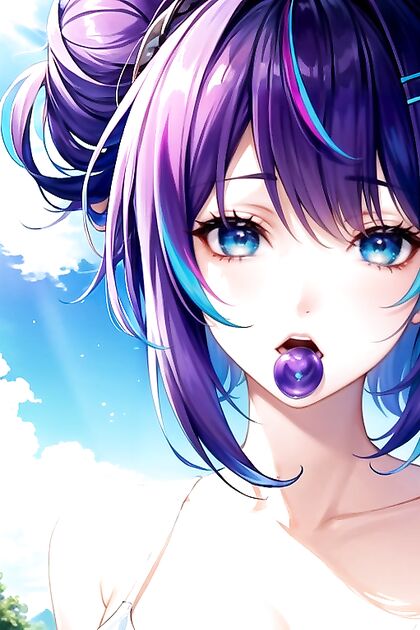 Sunny with a Tiny 18+ Ponytail Enjoying  Hentai Pleasure