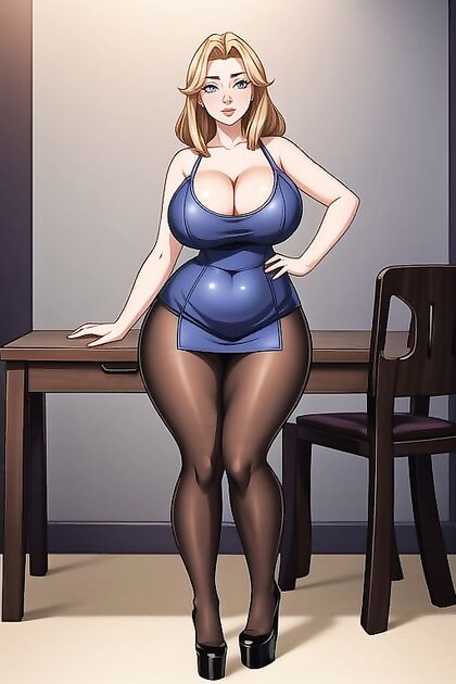 Chunky Thighs and Platform Heels – A BustyDesk Stand Hentai Fantasy