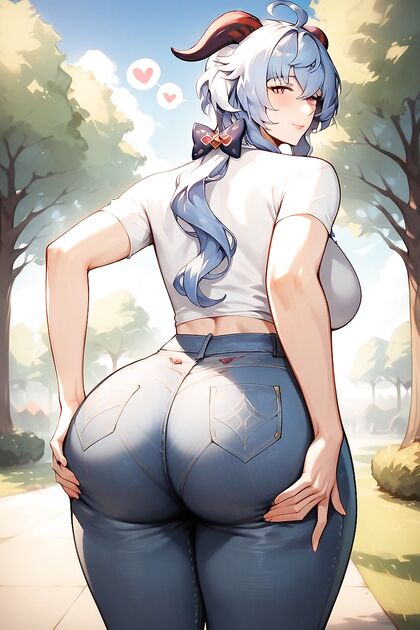 Horny Girl 18+ With Thick Thighs and Ears Gazes at You in Steamy Hentai Image