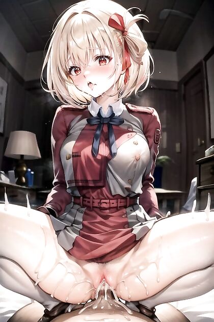 Chisato Nishikigi Rides the CowBoy 18+ in an Embarrassing Hentai Adventure