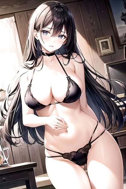 Close-Up hentai Picture with a steamy 18-year-old seductress