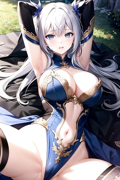 Masturbating Cosplayer Feels the Wind in Her Hair During Hentai Ecstasy