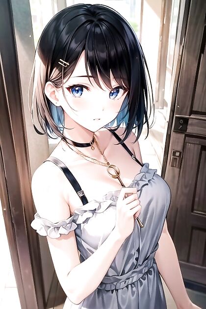 Busty K-Pop Idol with Short Hair in Steamy Hentai Picture