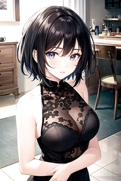 K-Pop Idol with Very Short Hair in Explicit Hentai Picture