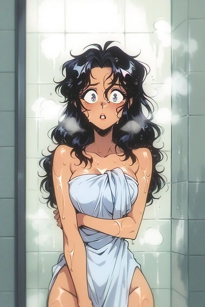 Shocked Skinny Girl 18+ in  Close-Up Hentai Picture