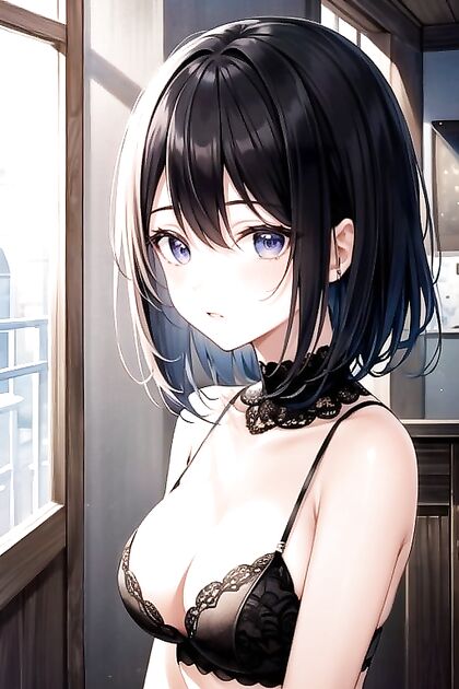 K-Pop Idol with Very Short Hair Takes Center Stage in Seductive Hentai Picture