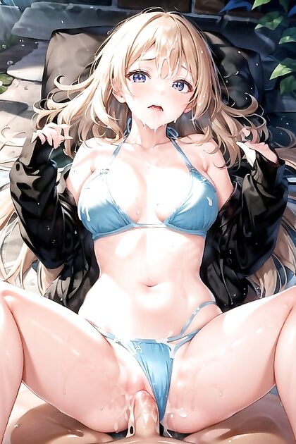 Unbuttoned Wet Clothes Lead to Explosive HentaiCumshots