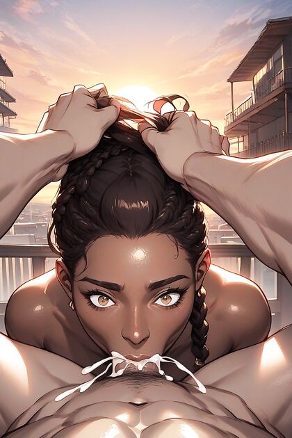 Oiled Skin, Hair Pulling, and Curvy Body Pleasure in Hentai AIPorn