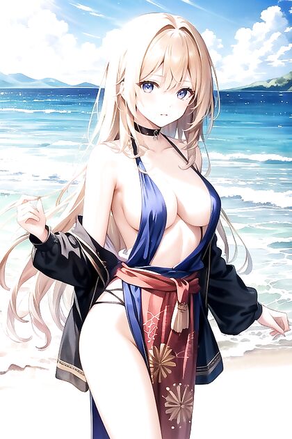 Medium-Ass Tribal Beauty in Waist-Shot hentai Picture
