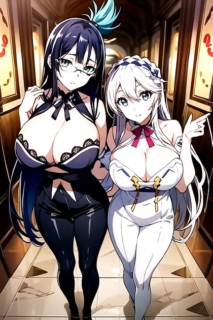 Miss Nagatoro in Dangerous Beast Wear with Two Partners Hentai Picture