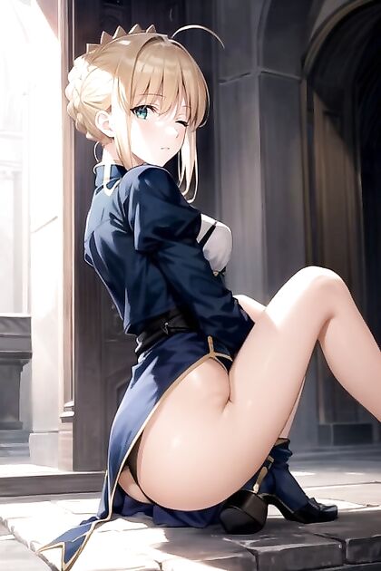 Fun with Legs Spread Wide in HD Hentai Picture