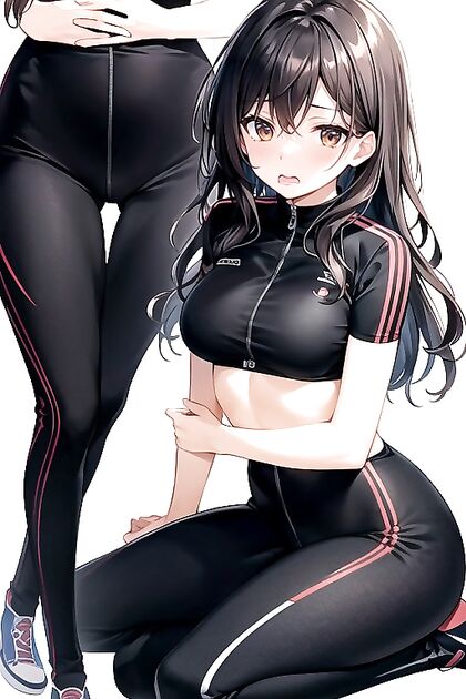 Kneeling Side View Orgasms inmind-blowing Hentai Picture