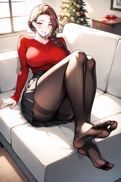 Shrunk Down with Super Ample Breasts and Perfect Feet in Hentai AI Picture