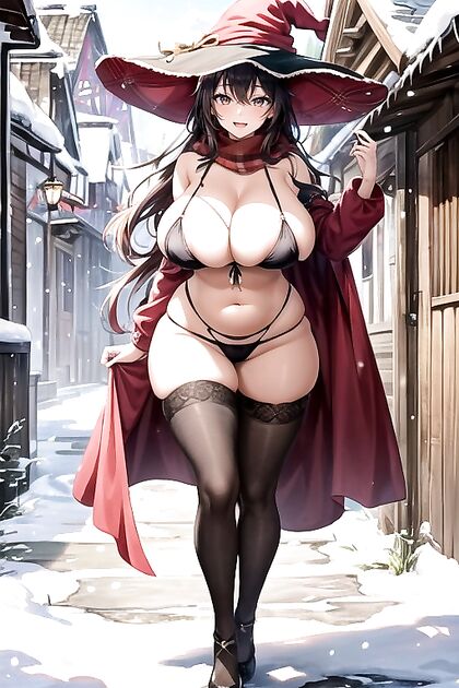 European Village Fantasy with Massive Breasts and  Hentai Bangs