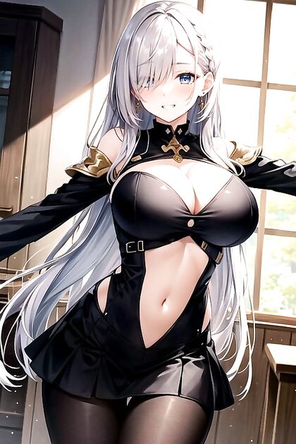 Braided Beauty Gets Hip-Vent Adventures inStanding Hentai Pleasure